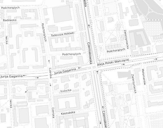 Mapa z adresem organizacji