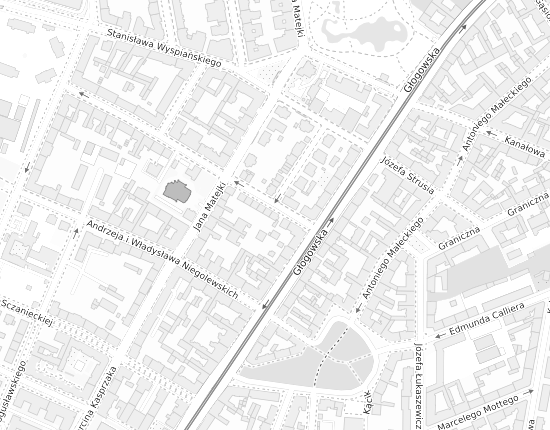 Mapa z adresem organizacji