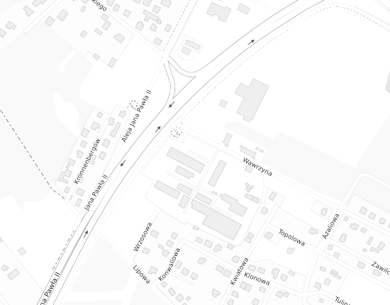Mapa z adresem organizacji