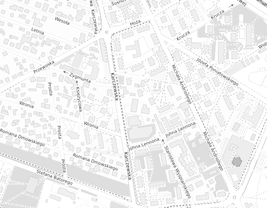Mapa z adresem organizacji