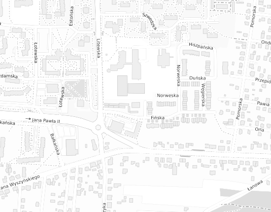 Mapa z adresem organizacji