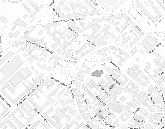Mapa z adresem organizacji