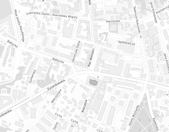 Mapa z adresem organizacji