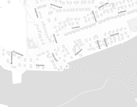 Mapa z adresem organizacji