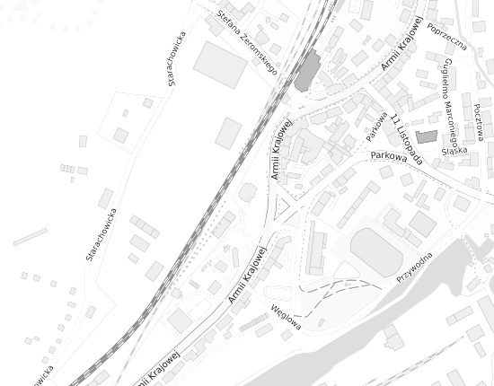 Mapa z adresem organizacji