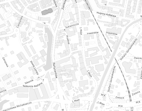 Mapa z adresem organizacji