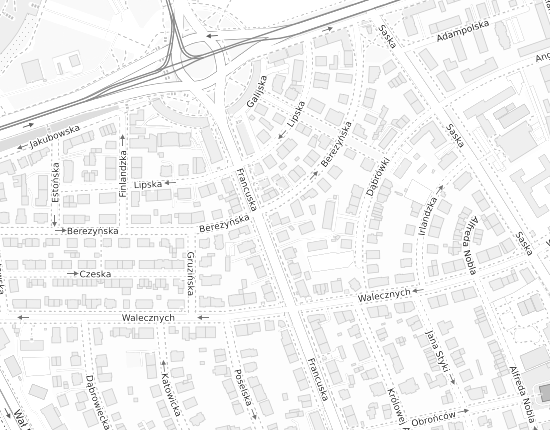 Mapa z adresem organizacji
