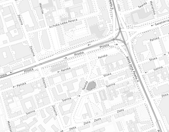 Mapa z adresem organizacji
