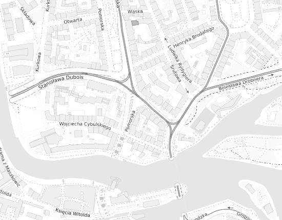 Mapa z adresem organizacji