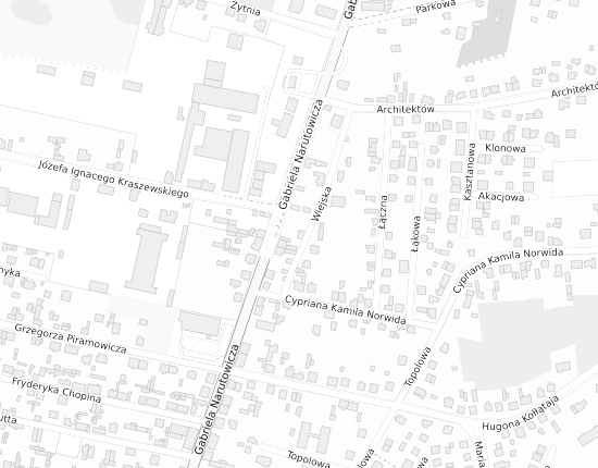 Mapa z adresem organizacji