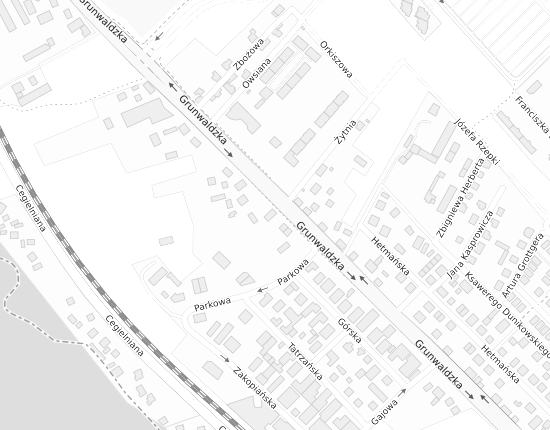 Mapa z adresem organizacji
