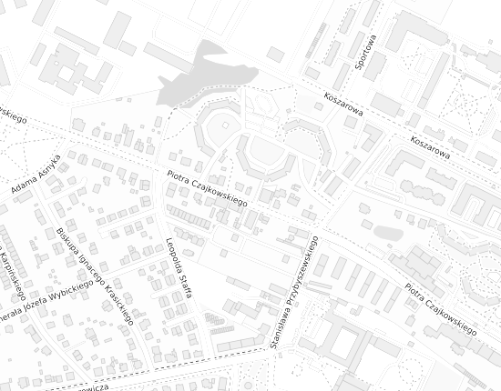 Mapa z adresem organizacji