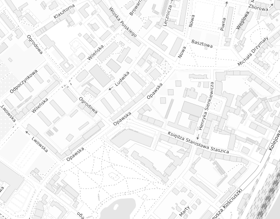 Mapa z adresem organizacji