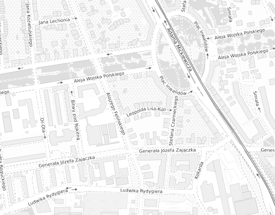 Mapa z adresem organizacji