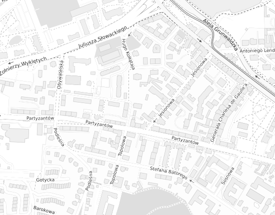 Mapa z adresem organizacji
