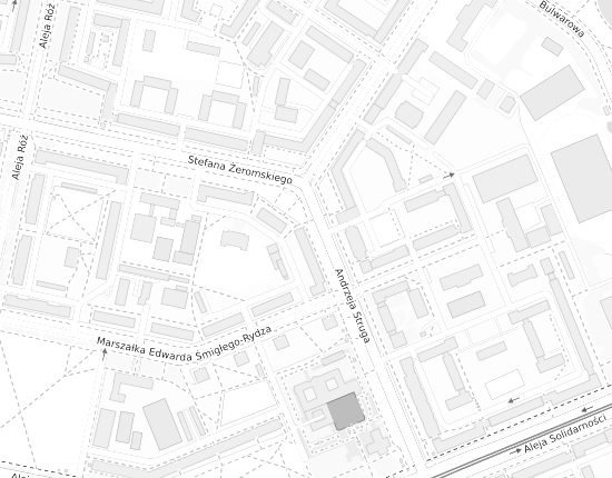 Mapa z adresem organizacji