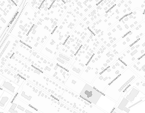 Mapa z adresem organizacji