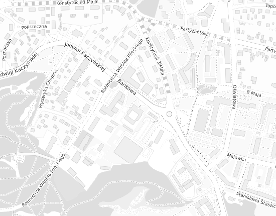 Mapa z adresem organizacji