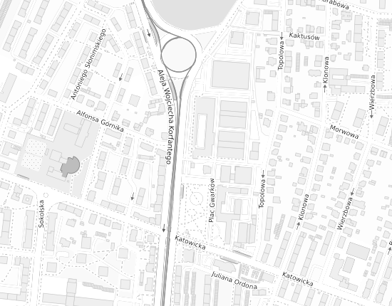 Mapa z adresem organizacji