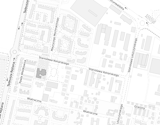 Mapa z adresem organizacji