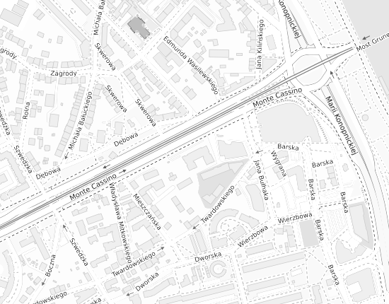 Mapa z adresem organizacji