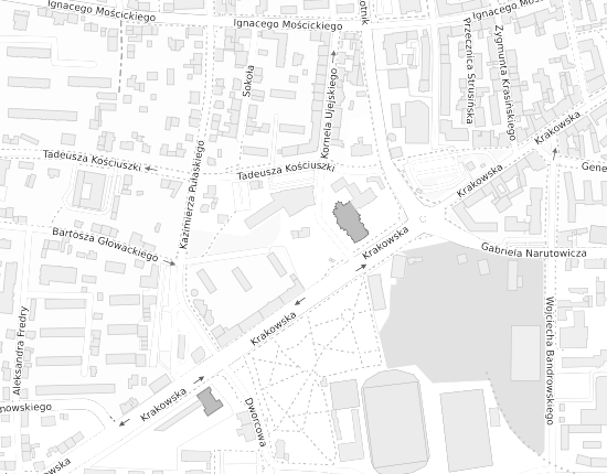 Mapa z adresem organizacji