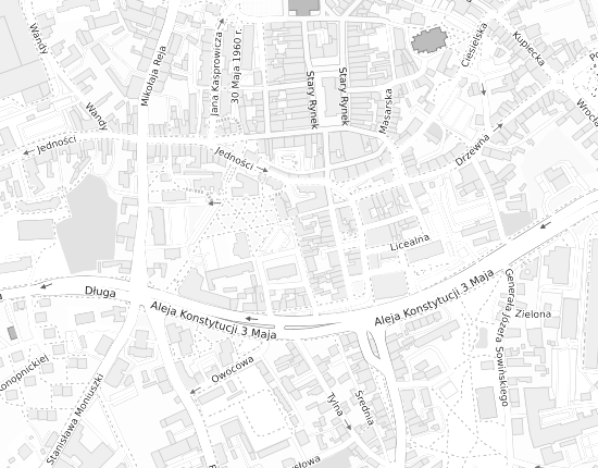Mapa z adresem organizacji