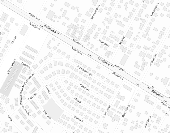 Mapa z adresem organizacji