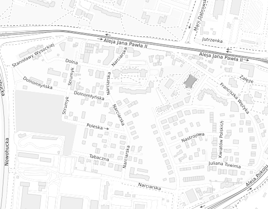 Mapa z adresem organizacji