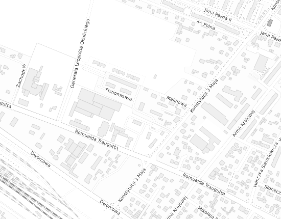 Mapa z adresem organizacji