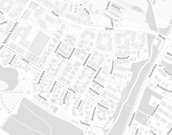 Mapa z adresem organizacji