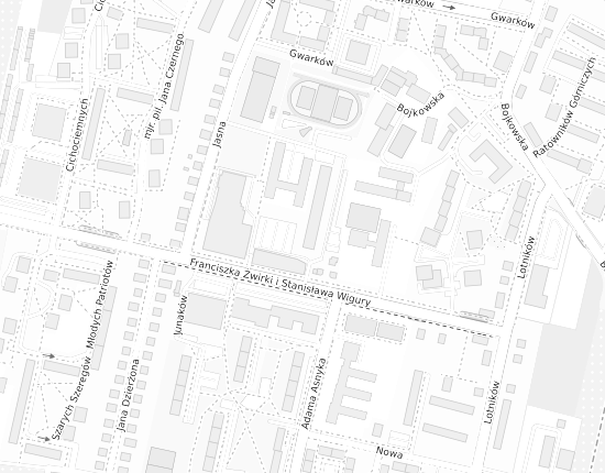 Mapa z adresem organizacji