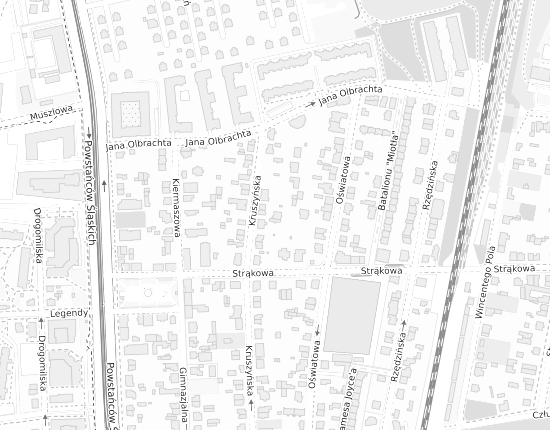 Mapa z adresem organizacji