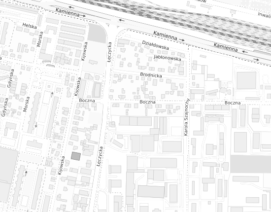 Mapa z adresem organizacji