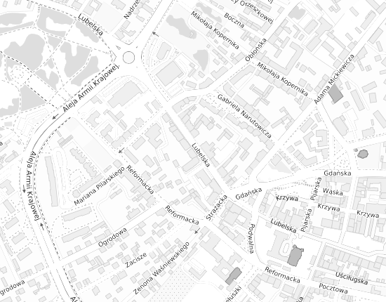 Mapa z adresem organizacji