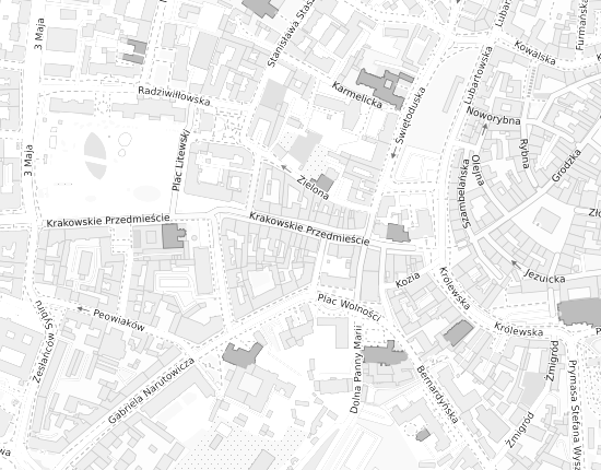 Mapa z adresem organizacji