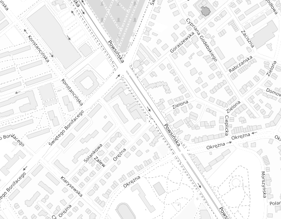Mapa z adresem organizacji