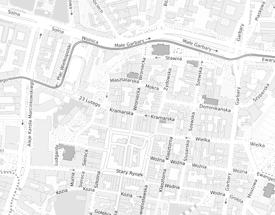 Mapa z adresem organizacji
