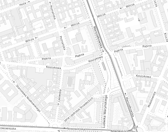 Mapa z adresem organizacji