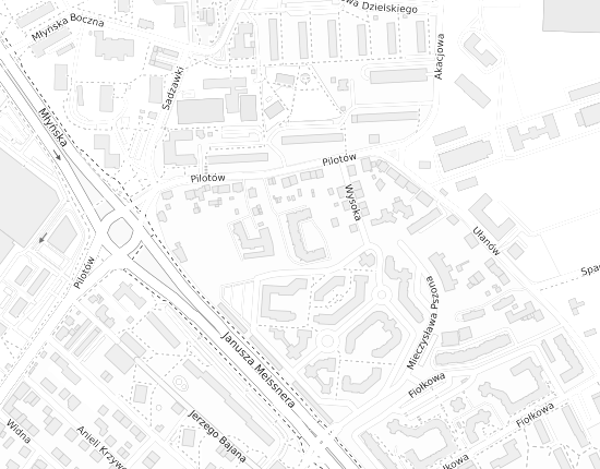 Mapa z adresem organizacji