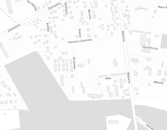 Mapa z adresem organizacji