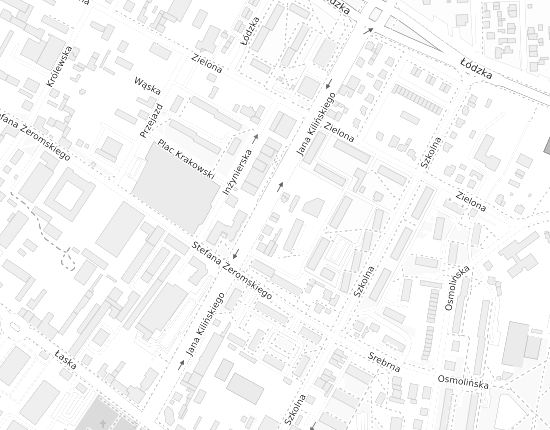 Mapa z adresem organizacji