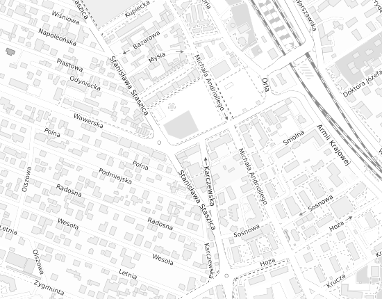 Mapa z adresem organizacji