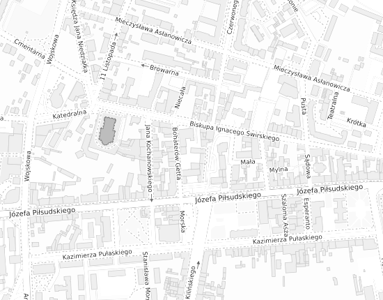 Mapa z adresem organizacji