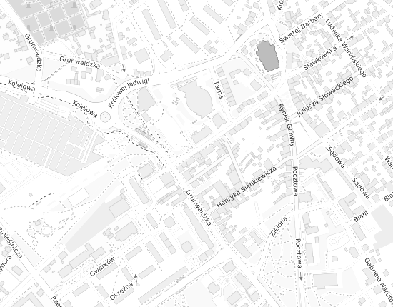 Mapa z adresem organizacji