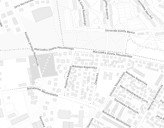 Mapa z adresem organizacji