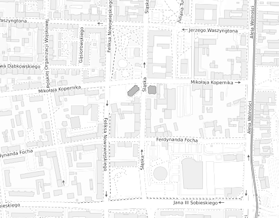 Mapa z adresem organizacji