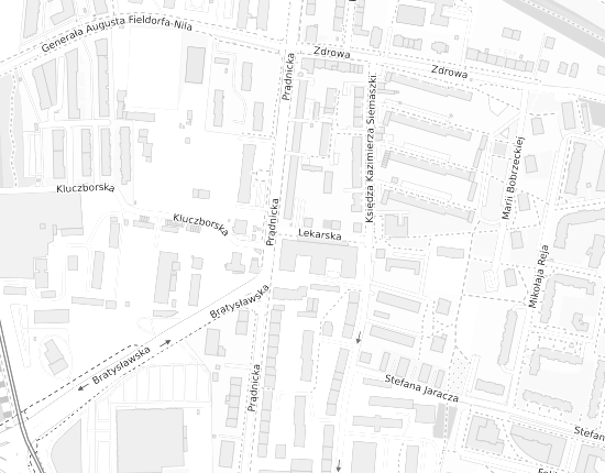 Mapa z adresem organizacji