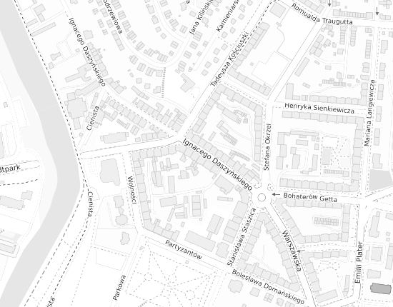 Mapa z adresem organizacji