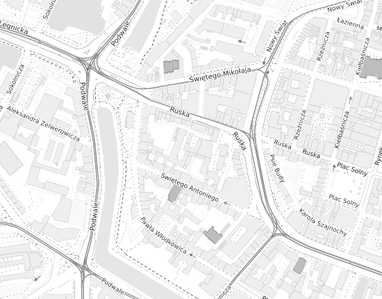 Mapa z adresem organizacji